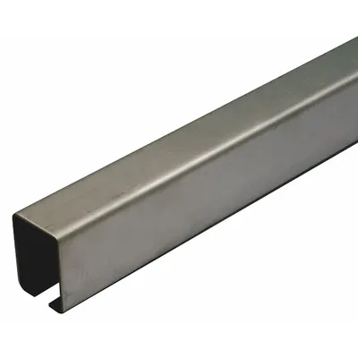 RICHARDS-WILCOX Overhead Conveyor Track Section: Conveyor Chain/Manual Push Carriers, Stainless Steel - Overhead Conveyor Track Sections