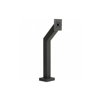 PEDESTAL PRO Mounting Post: 48 in Overall Ht, Black, Pedestal, 12 in x 8 in - Pedestals for Gate Operators