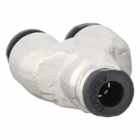 AIGNEP USA Push-Fit Wye Fitting: 5/32 in OD x 5/32 in OD x 5/32 in OD Size, Nickel, Silver, 5 PK (MPN 50310N-4-PK5)