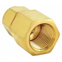 PARKER Compression Fitting Adapter: 1/2 in OD x 1/2 in Pipe Size, Compression x FNPT, Brass (MPN 8-8 GBZ-B)