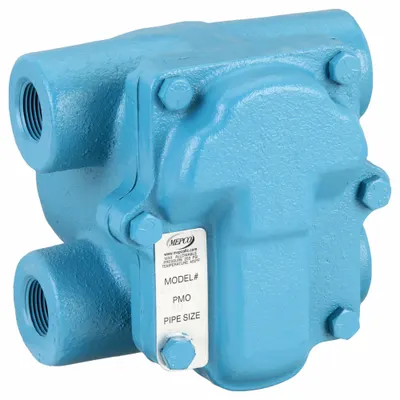 MEPCO Steam Trap: Cast Iron, 3/4 in FNPT, 2,300 lb/hr, 30 psi Max., 450°F Max. - Cast Iron H-Pattern Float & Thermostatic Steam Traps