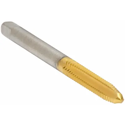 WIDIA GTD Straight Flute Tap: #4-40 UNC, H2, 3 Flute, Plug Chamfer - General Purpose Hand Taps