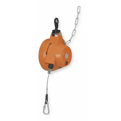 PACKERS KROMER Tool Balancer: Non-Locking, 46 lb Max. Tool Wt, 6.6 ft Cable Lg, Nylon - Heavy Use Tool Balancers