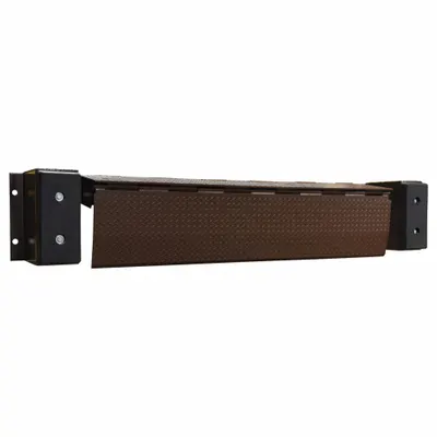 VESTIL Edge of Dock Leveler: Hand Pump Hydraulic, Bumpers/Handle, 18 in Overall Wd - Manual Hydraulic-Operated Dock Levelers