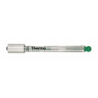 THERMO SCIENTIFIC Electrode: 9106BNWP, pH, 0 to 14 pH, Cylindrical, 1 m Cable Lg, BNC - pH Laboratory Electrodes, Probes & Sensors