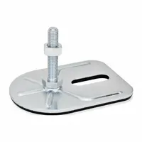 JW WINCO Male-End Leveling Mount: Swiveling Stud, 3/8"-16 Thread Size, 3 3/20 in, 2,248 lbf Capacity (MPN 42-80-3/8X16-100-E3-SK)