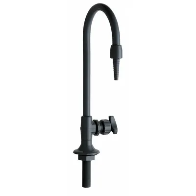 CHICAGO FAUCETS Laboratory Faucet: Faucet, Single-Post, For Distilled Water Media, 1 Handles - Single-Post Laboratory Faucets