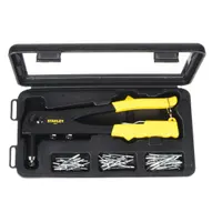 Rivet Tool Kit: Blind, Fits 1/8 in Rivet Dia, (60) Assorted Rivets/Case, 10 in Overall Lg (MPN STHT72179)