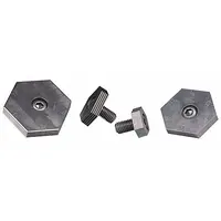 MITEE-BITE Adjustable Fixture Clamp: Steel, Serrated Face, 0.9449 in to 1.1417 in Clamping Range (MPN 90135)