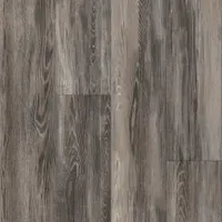 This luxury vinyl tile (LVT) from the Parallel USA collection features a Brushed Essence finish with an embossed surface and square shape. Each tile measures 6 inches in width and comes in the Enchanted color. Suitable for commercial and residential flooring applications where a durable, aesthetic surface is required