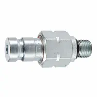 PARKER Nipple with Dust Cap: 1/8 in, M14x1.5 Thread Size, Male Metric, Metric, Steel, Dust Cap (MPN PD367A-6)
