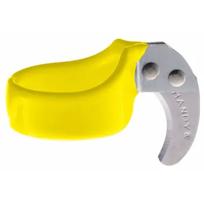 HANDY Ring Knife: 4 cm Overall Lg, Steel, 1 1/2 in Blade Projection Lg, 1 3/4 in Outside Dia - Ring Cutters