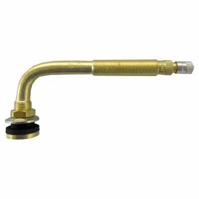 HALTEC Air Liquid Valve: Air Liquid Tire Valve, Clamp-In, 90° Valve Stem Angle - Tire Valve Stems
