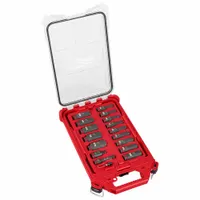 MILWAUKEE Socket Set: 3/8 in Drive, 17 Piece, 6-Point, SAE, 1/4 in to 15/16 in (MPN 49-66-6800)