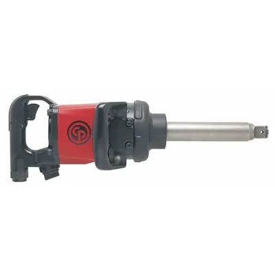 CHICAGO PNEUMATIC Air Impact Wrench: Compact, 1 in Drive, D-Handle, Square - D-Handle Air-Powered Impact Wrenches with Extended Anvils