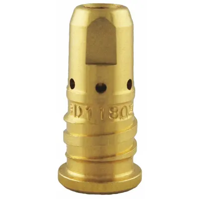 BERNARD Gas Diffuser: Quik Tip, For BTB, Clean Air, Dura-Flux, FILTAIR - Gas Diffusers for Bernard, Miller & Hobart MIG Guns