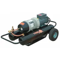 Breathing Air Compressor: 8.5 cfm, 110 psi, 2 hp Horsepower, 1/2 in Hansen, 3 Respirators (MPN TA-3)