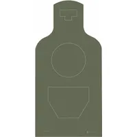 ACTION TARGET Shooting Range Targets: Paper, Silhouette Target, 3 1/3 ft Ht, 19 1/2 in Wd, 50 PK (MPN FAC-UMC-08-50)