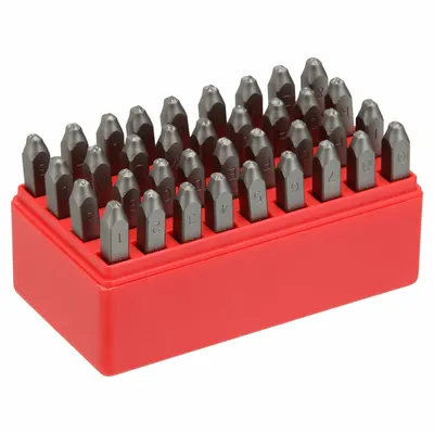 OEM Hand Stamp Kit: 0 thru 9 (6 doubles as - Heavy-Duty Sharp-Face Hand Stamps