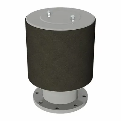 SOLBERG Intake Exposed Filter: 8 in Flange Inlet Size, 1,800 scfm, 21 in Overall Ht - Air Compressor Intake Filters & Silencers