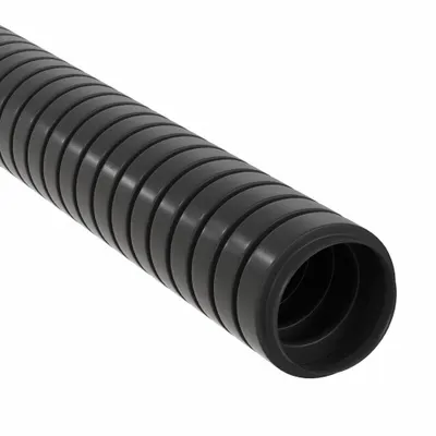 HUBBELL WIRING DEVICE-KELLEMS Liquid-Tight Flex Plastic Conduit: 3/4 in Trade Size, Black, 100 ft Nominal Lg - Liquid-Tight Flexible Plastic Conduit