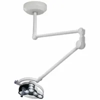 WALDMANN Exam Light: LED, 80,000 lux @ 1 m, Ceiling, 4500K, 95 CRI, 30 W Watt, 100 to 240V AC (MPN D16138000)