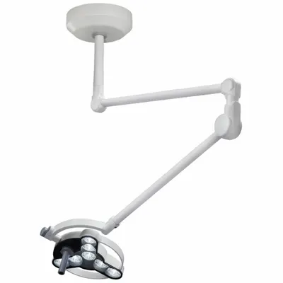 WALDMANN Exam Light: LED, 80,000 lux @ 1 m, Ceiling, 4500K, 95 CRI, 30 W Watt - Ceiling-Mount Medical Lights
