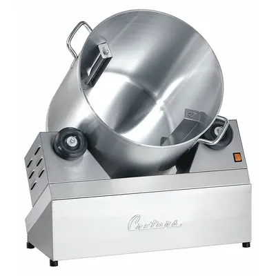CRETORS Popcorn Coater: 4.5 gal, Silver, Aluminum Bowl/Steel Frame, 30 in Overall Ht - Popcorn Coaters