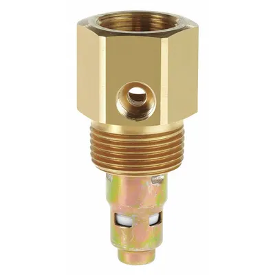 CONRADER Check Valve: In Tank, Brass, 5/8 in Inverted Flare, 3/4 in (M)NPT - Pneumatics