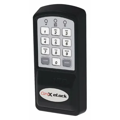 COMPX ELOCK Electronic Keyless Lock: Powder Coated, Spring Loaded Latch - Proximity RFID Electronic Cabinet & Locker Locks