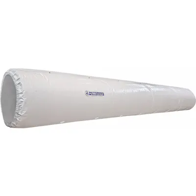 PATTERSON Fabric Duct: For 18 in Duct Dia, 80 ft Overall Lg, Fabric Diffuser, Polypropylene