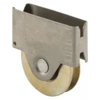 PRIME-LINE Roller Assembly: Roller Assembly, 5/8 in Overall Ht, 1 1/4 in Overall Lg, Gray, 1 PR (MPN B 696)