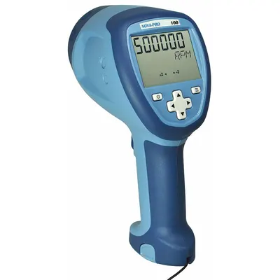 MONARCH Digital Stroboscope: 0.001 fpm, LCD, 999,999 fpm, 30 fpm - Stroboscopes with Tachometer Mode