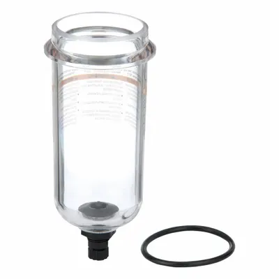 Parker Poly bowl 07F w/ twist drain kit: Polycarbonate, 07F - Replacement Bowls