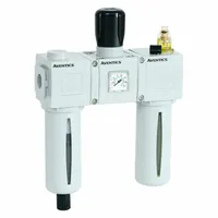 NUMATICS Filter/Regulator/Lubricator Assembly: 1/8 in NPT, 800 lpm, 10 bar Max Op Pressure, 5 micron (MPN A651A0000019283)