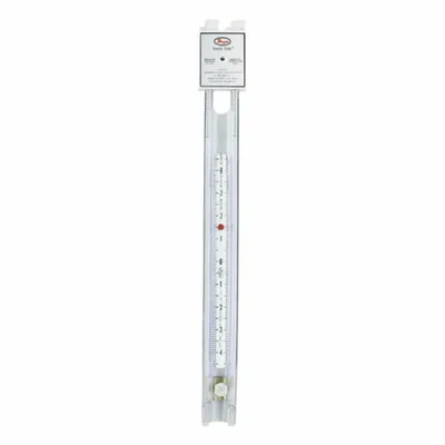 Dwyer Analog Manometer: Flex U-Tube, 1211-120, -60 in wc to 60 in wc - Portable Analog Manometers