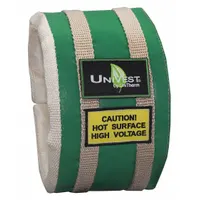 UNITHERM Insulated Pipe Jacket: For 25 in to 31 in Circumference, Ceramic Fiber, 5 in Cover Wd (MPN UVST 3805)