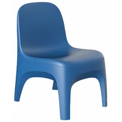 Single-seat armless chair from the Endurance series with a polyethylene seat. Floor-mount design. Complies with ISO 22196 and UL 94 HB standards. Suitable for commercial or industrial settings requiring easy-to-clean seating.