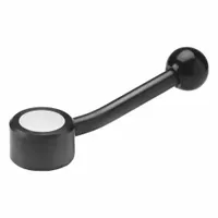 JW WINCO Flat Adjustable Tension Lever: Steel, 1/2"-13 Thread, 0.67 in Thread Lg, 5.12 in Lg (MPN 8TA34/E)