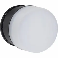 Wall-mount siren alarm with integrated LED strobe light. Operates on 9 to 24V DC and includes a continuous light option. Overall length 3 23/32 inches. Suitable for audible and visual signaling in industrial and commercial facilities.