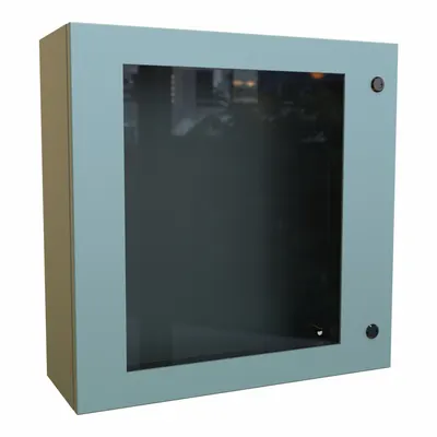 HAMMOND Electrical Enclosure: Steel, 24 in x 24 in x 8 in, NEMA 12/3R/4 - Steel Washdown Enclosures