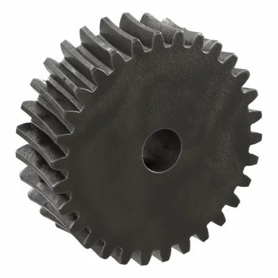 KHK GEARS Worm Wheel: Reduction Ratio 15, Module m 2, Right Hand, 14.5° Pressure Angle - Metric Worm Wheels
