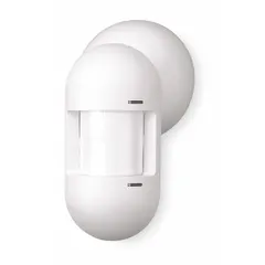 Wall-mount passive infrared (PIR) occupancy sensor for lighting control in commercial spaces. Hard-wired 24V DC operation. Load rating at 120V AC depends on control unit rating. White finish.