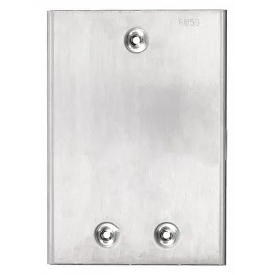 HUBBELL KILLARK Interior Panel: Back Panel Panel, 7.5 in Overall Ht, 5.5 in Overall Wd - Interior Mounting Panels