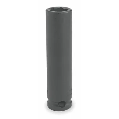 PROTO Impact Socket: 3/8 in Drive Size, Metric, 7 mm Socket Size, 6-Point, Deep - 3/8" Drive Impact Sockets