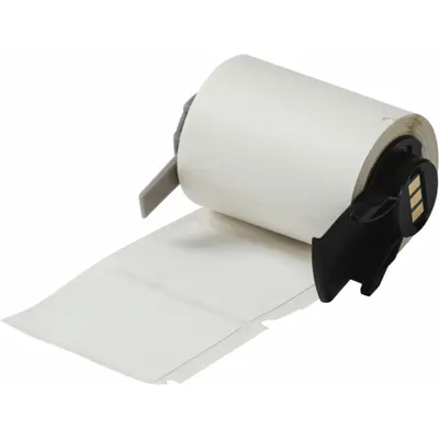 BRADY Pre-Cut Label Stock Roll: 1 1/2 in Label Ht, 1 29/32 in Label Wd, 1 1/2 in Roll Lg - Brady Cryogenic Thermal Transfer Precut Label Rolls