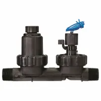 HYDRORAIN Drip Zone Valve Filter regulator: Drip Zone Valve Filter Regulator, Solenoid, PVC, Black (MPN 02110)