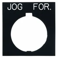 Legend Plate: 30 mm Panel Mounting Size, Rectangular, 1 in Overall Ht x 1 1/2 in Overall Wd (MPN HT8SP20)