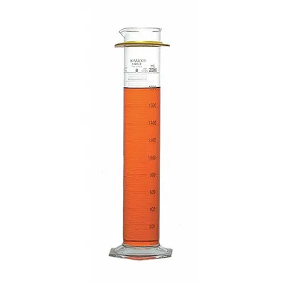 KIMBLE Graduated Cylinder: 2 L, B, To Contain (TC), 20 mL Graduation Increments - mL - Class B Glass Graduated Cylinders