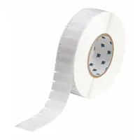 Wraparound Label: 1 7/16 in x 1/2 in, Vinyl, White (Matte), For 10 AWG to 4 AWG Wire Gauge (MPN THT-61-427-5)